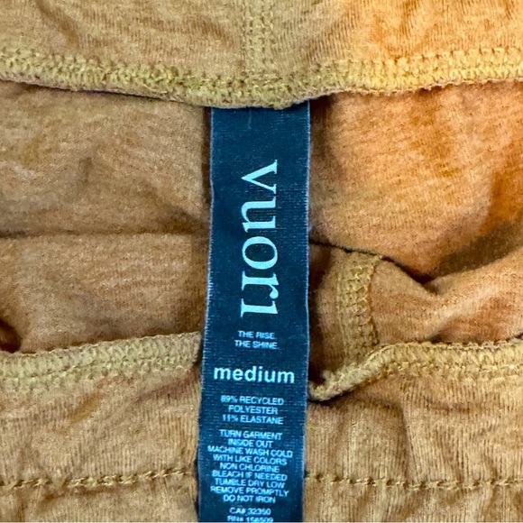 Vuori Performance Jogger Women's DreamKnit Joggers Medium Yellow - Picture 4 of 4